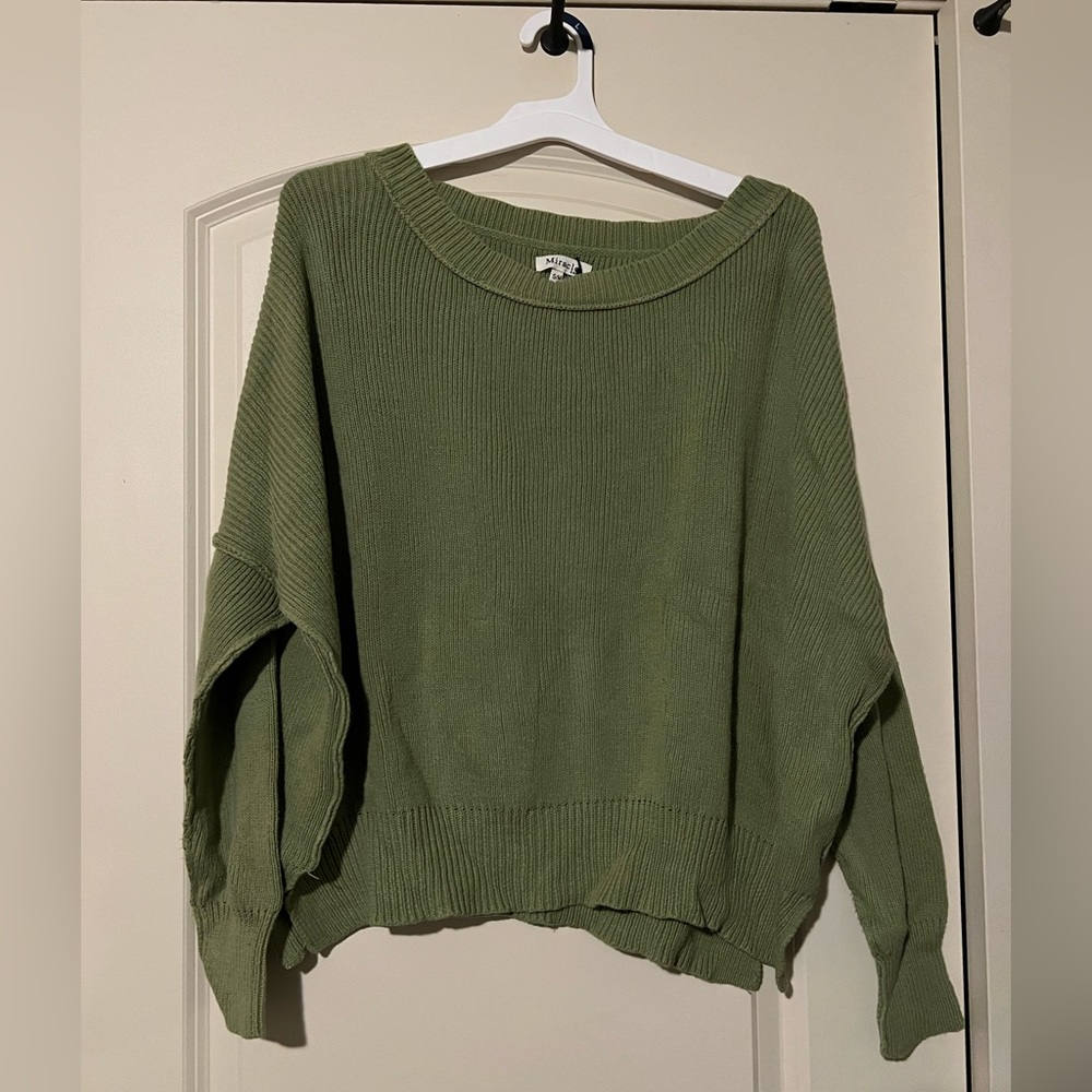 Miracle Green Sweater. Size S/M.
